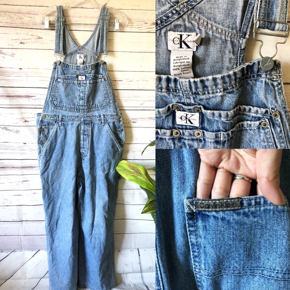 SALE Vintage 90s CALVIN KLEIN jeans Denim Overalls